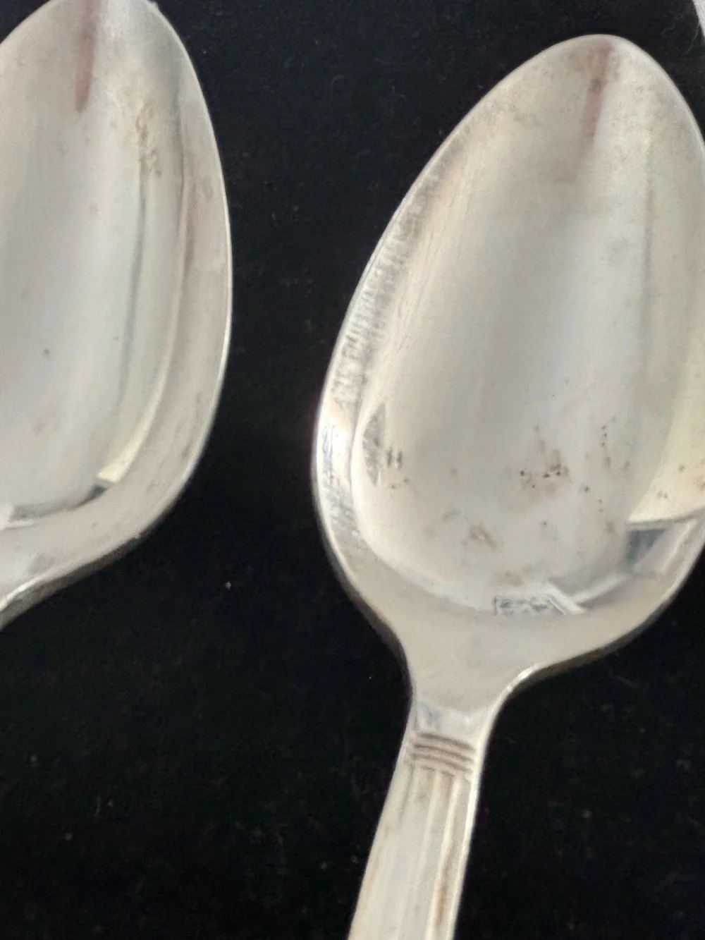 Community Plate, Coronation Flatware 4 Dinner Spoons, Silver Plated, 7.25 Inches